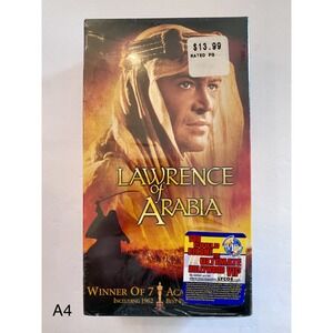 Lawrence of Arabia‎ Movie (VHS, 2001) NEW Sealed Unopened